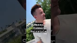 MESSY SUMMER HAIRSTYLE FOR MEN 2022 