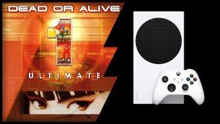 Xbox Series S | Dead Or Alive 1 Ultimate | Backwards Compatible test