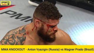 HD Fight | Anton Vyazigin (Russia) vs Wagner Prado (Brazil) - KNOCKOUTS | MMA | UFC |