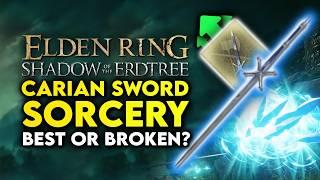 Elden Ring Shadow Of The Erdtree - Did Best Intelligence Builds Change? Carian Sorcery Sword Buffs