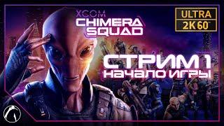 НАЧАЛО ИГРЫ ─ XCOM: Chimera Squad (Отряд "Химера")  СТРИМ 1 | PC ● 2K60FPS