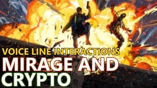 Mirage & Crypto Interaction Voice Lines - Season 5 Apex Legends