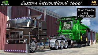 *Custom International 9600* John Deere S680 Haul North Platte to Colby *JBX2/TAA Combo* ATS 4K 1.50