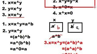 program to reverse the string  using bitwise XOR ( ^ ) operator in c in hindi