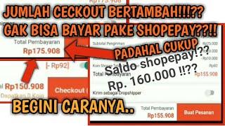 Padahal saldo shopeepay cukup tapi tidak bisa digunakan?!! | Shopee