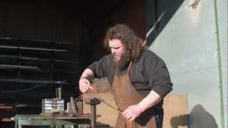 Forging Arrow Heads - Rolling the Socket -