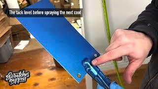 ScratchesHappen® aerosol paint - How to spray a test card