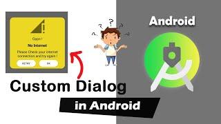 Custom dialog in android studio | Custom dialog | Transparent dialog #22