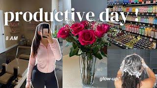 8 AM PRODUCTIVE DAY IN MY LIFE: pilates, cleaning, glow-up & working