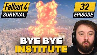 Destroying The Institute | Fallout 4 Fists Only | Ep. 32