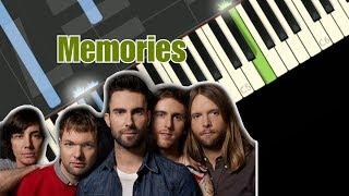 Memories - Maroon 5 (Easy Piano Tutorial)