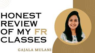 Best Classes for CA Final FR | Honest Review | Gajala Mulani