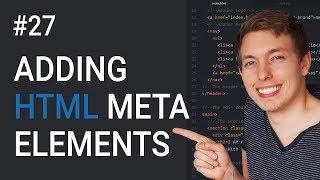 27: Which HTML Meta Tags Are Required in A Website? | Learn HTML and CSS | Full Course For Beginners