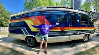 FULL TOUR // Retro 1987 Winnebago Resto-Mod // Gutted Restoration // Stunning Modern Interior