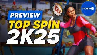 TopSpin 2K25 PS5 Gameplay - We've Played It!