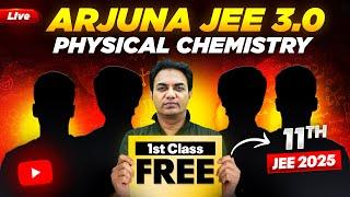 1st Live Class of Physical Chemistry by FAISAL SIR || ARJUNA JEE 3.0