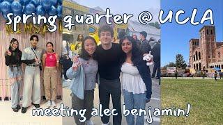 we went to alec benjamin’s album release party | spring @ UCLA, meeting ellen & brian, cs32 struggle