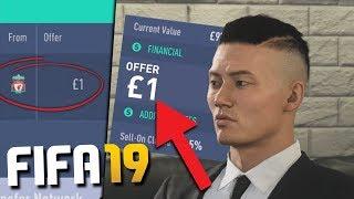 CAN YOU SIGN A PLAYER FOR £1 ON FIFA 19 CAREER MODE?