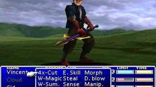 Final Fantasy VII - Cid Highwind's Limit Breaks