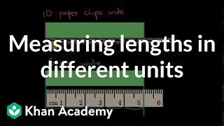 Measuring lengths in different units