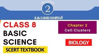 8th std SCERT Textbook Basic Science | Chapter 2 |  Biology |കോശജാലങ്ങൾ  | Preliminary Exam | LDC