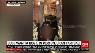 BULE WANITA BUGIL DI PERTUNJUKAN TARI BALI | REDAKSI PAGI (26/05/23)