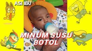 Bayi 2 Bulan Minum Susu Botol