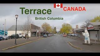 TERRACE, British Columbia (BC), Canada - Driving Tour of City