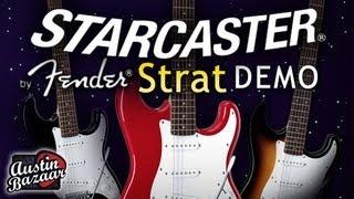 Starcaster by Fender Strat Electric Guitar Demo