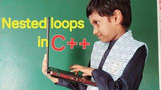 Nested loops in C++.