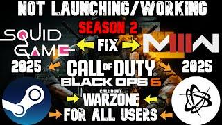 How to fix Call Of Duty Crashing & Not Launching ( Easy FIX ) - *NEW UPDATE* 2025 (SEASON 2 UPDATE)