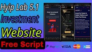 How To Make  Hyip Lab Investment Website ll Hyip Lab 5.1 Script