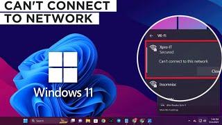 How To Fix "Can't Connect to This Network" Wi-Fi Error in Windows 11/10