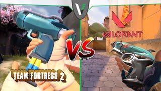 TF2 vs Valorant: Weapons and Abilites 1/9