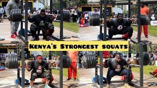 PART 1. Kenya Strongest Man 2023 Squats Challenge: Insane Strength, and Determination!