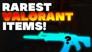 Top 5 RAREST Items In VALORANT!