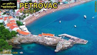 PETROVAC i LUČICE iz vazduha i Kupanje u Junu 2024 - PETROVAC & LUČICE [4K Aerial View] Crna Gora