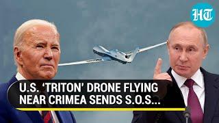 U.S. Drone Flying Near Russian-Occupied Crimea Gave ‘Emergency Alert’, Then This Happened | Watch