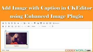 Insert Image with Caption in CKEditor