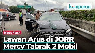 Fakta Pengemudi Mercy Berusia 66 Tahun Lawan Arus di Tol JORR