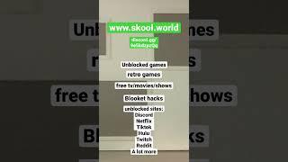 Unblocked games/websites all for FREE! #unblock #unblocked #unblockedgames