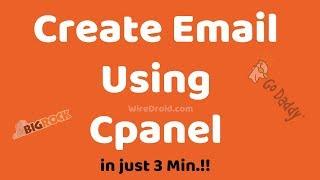 Create Email Account in CPanel | godaddy cpanel email | cpanel email setup | cpanel email accounts