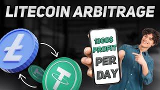 Crypto Arbitrage LTC | 1600$ Profit | Litecoin News | Strategy Trading ltc | Arbitrage Trading 2024