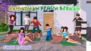 Finfel Friends ( Ramadhan Tiba ) ||  Drama Sakura school simulator