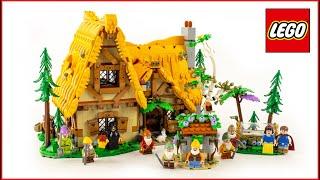 LEGO Disney 43242 Snow White and the Seven Dwarfs' Cottage - Lego Speed Build - Brick Builder