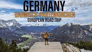VAN LIFE. Germany road trip. We hiked the Wank in Garmisch-Partenkirchen.