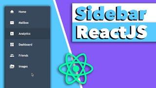 Sidebar Navigation Menu Tutorial ReactJS - Beginner Navigation Tutorial