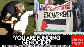 SUPERCUT: Pro-Palestinian Protests And Encampments Pop Up Across Universities | 2024 REWIND