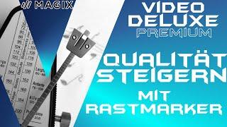 Schneiden auf den Takt mit Rastmarker - MAGIX VIDEO DELUXE 2021 - Anfänger Tutorial Deutsch