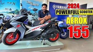 Yamaha Aerox 155 E20 2024 Model Launch Price Mileage All Updae Review
